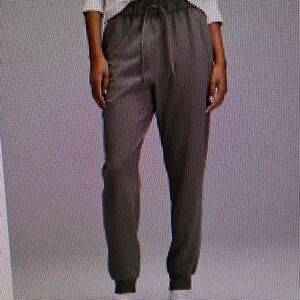 Lululemon Stretch High Rise Joggers Luxtreme Grey Sage Size 12